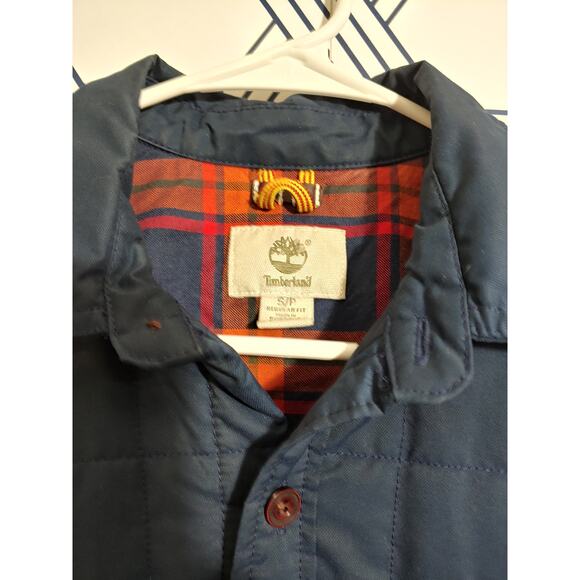 Mens Timberland Quilted Shacket Size S - Picture 2 of 4